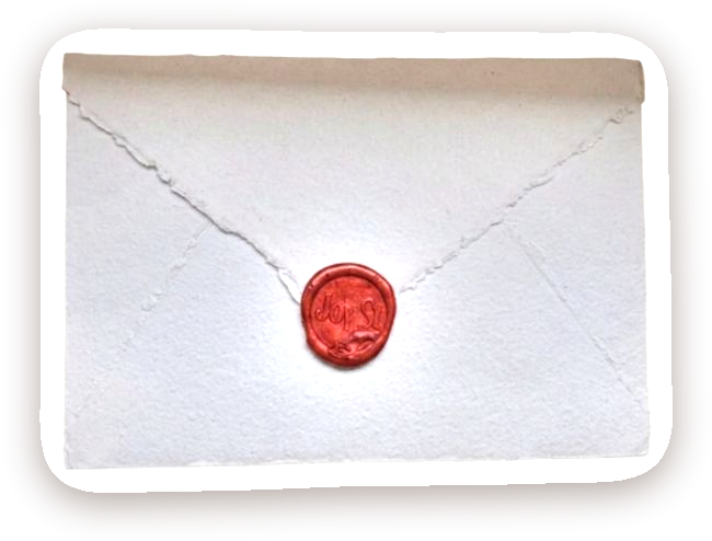 A sealed Joy Street envelope